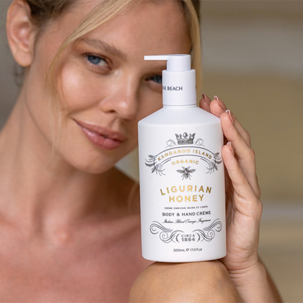 K.I. Ligurian Honey - Body & Hand Crème 17.0 fl. oz - MAINE BEACH