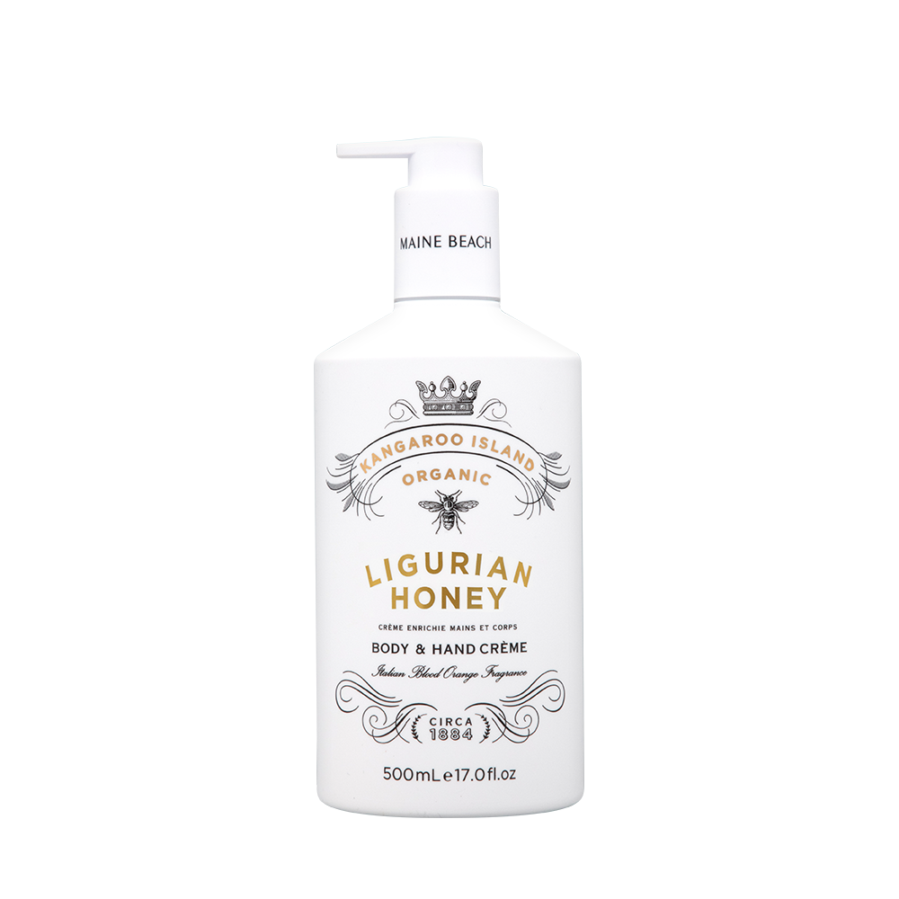 K.I. Ligurian Honey - Body & Hand Crème 17.0 fl. oz - MAINE BEACH